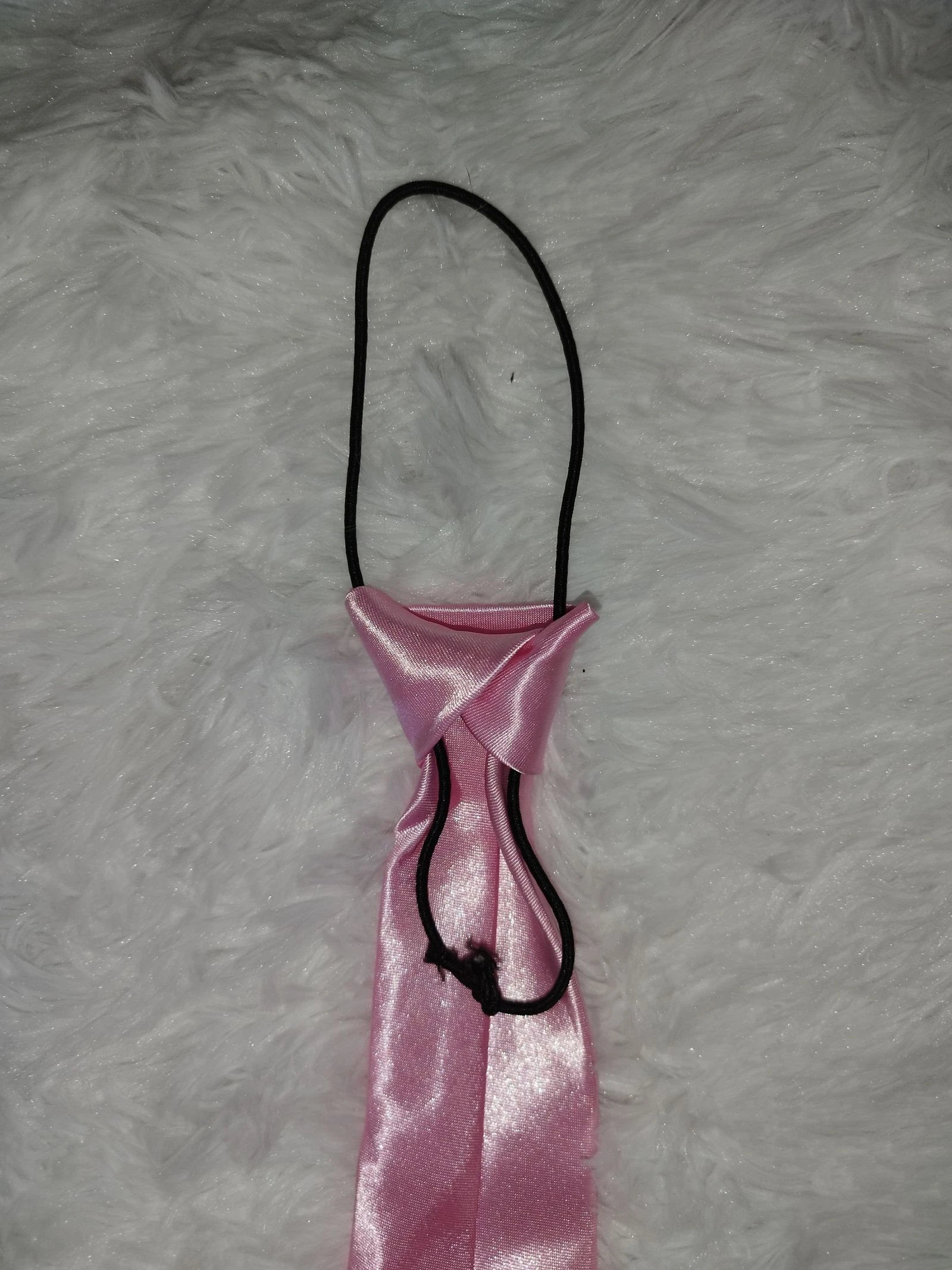 Corbata rosa fácil de poner – photo 3